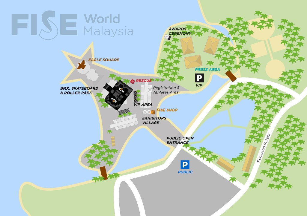 fise malaysia map